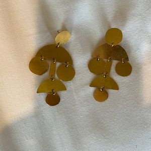 Like brand new Annie Costello Brown gold earrings